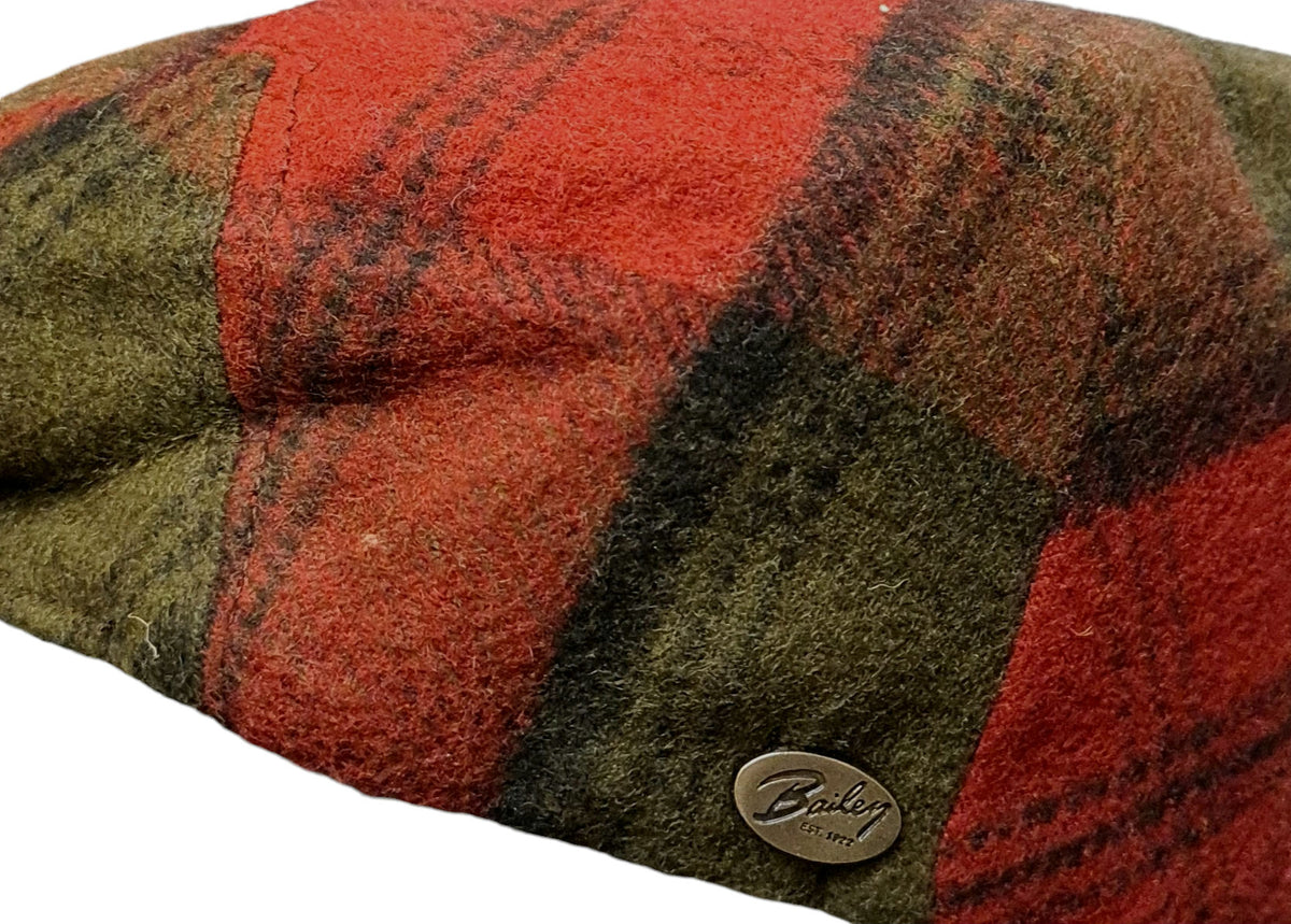 Bailey Jambo – Red Check Ivy Cap image 2