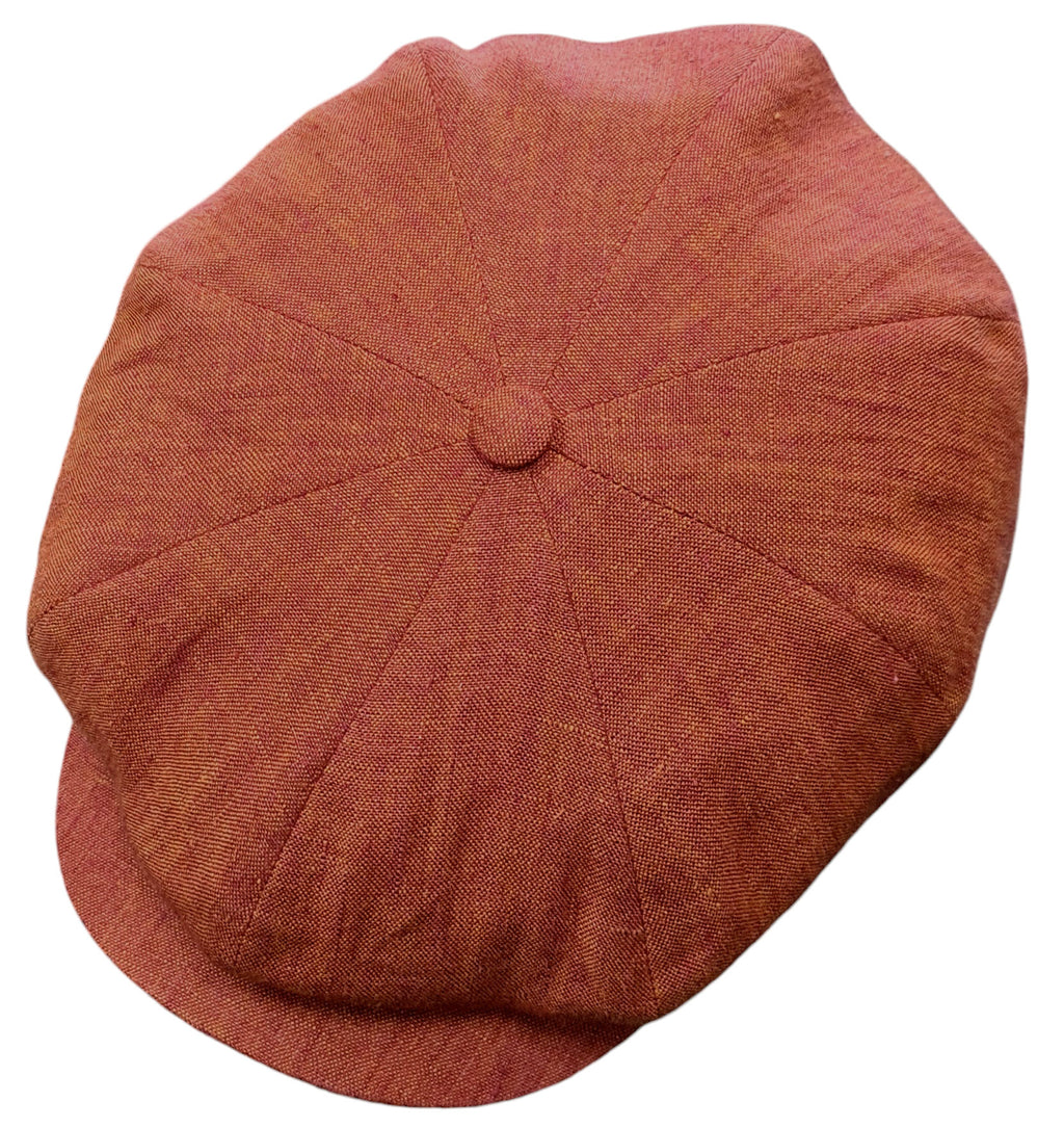 City Sport Urban Baker Boy Cap – Terracotta Linen image 0