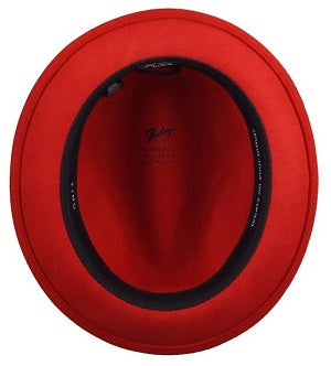 Bailey Tino Wool Felt Trilby – Red image 4