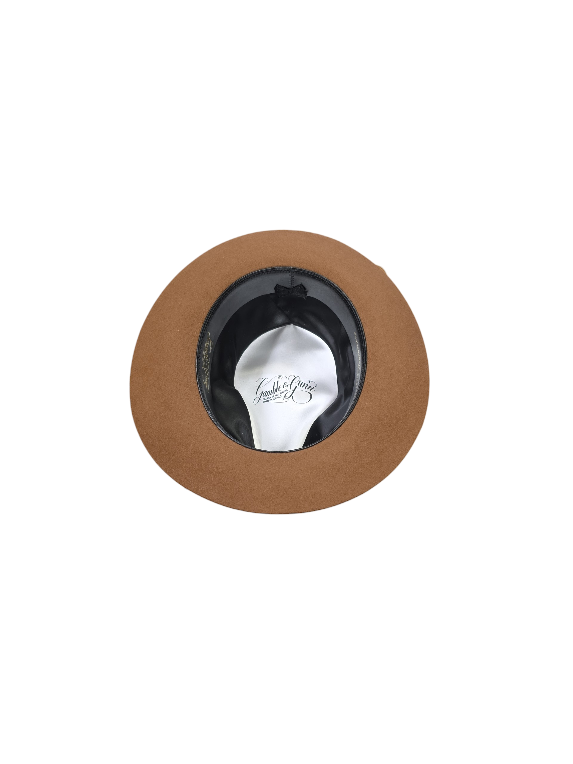 Susquehana/Gamble & Gunn Mason/Molton Classic Trilby Hat - Nutmeg Luxury Feel image 4