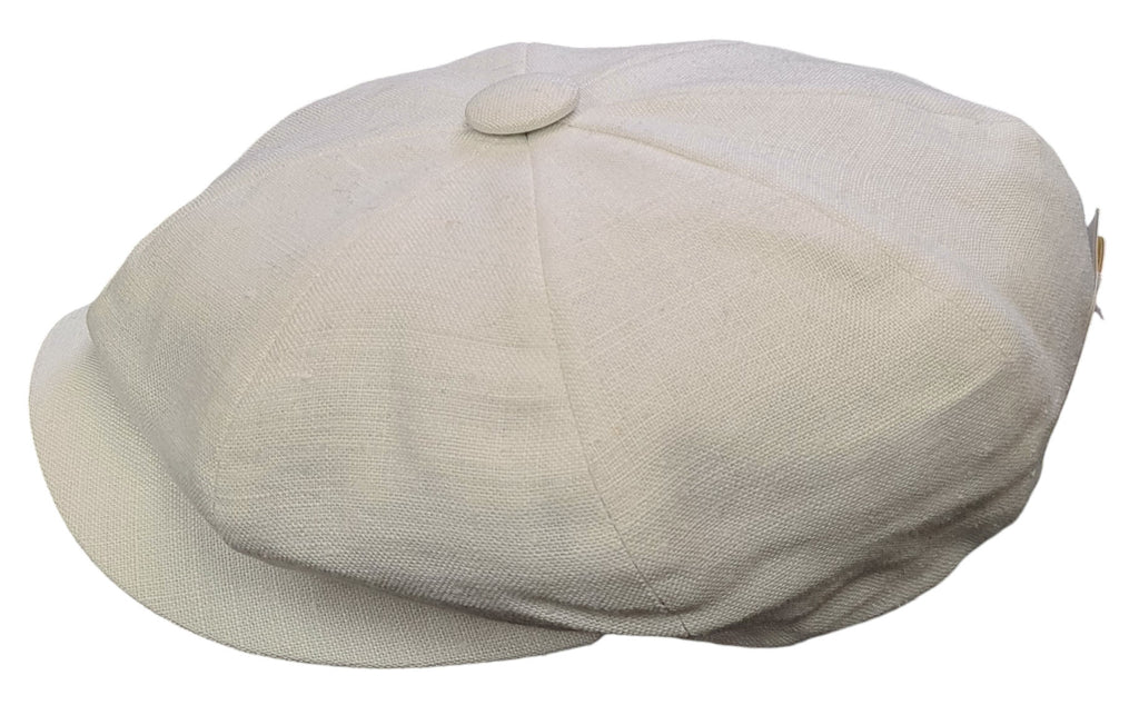 City Sport Classic Baker Boy 11" Leyton Cap Linen - White image 2
