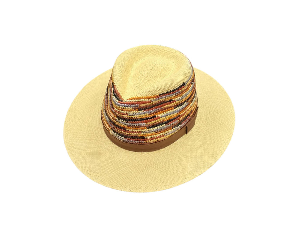 Bailey Tasmin Wide Brim Panama Hat – Natural image 0
