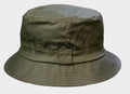 Waxed Cotton Waterproof Bucket Hat – Green image 0