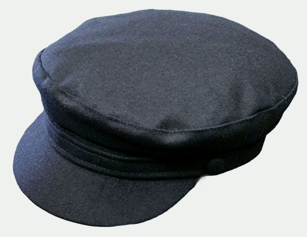 Failsworth Wool Melton Mariner Cap – Navy image 2