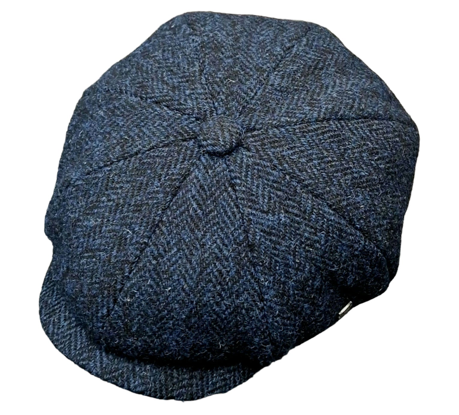 Failsworth Carloway 3302 Urban Baker Boy Cap – Blue Herringbone image 3