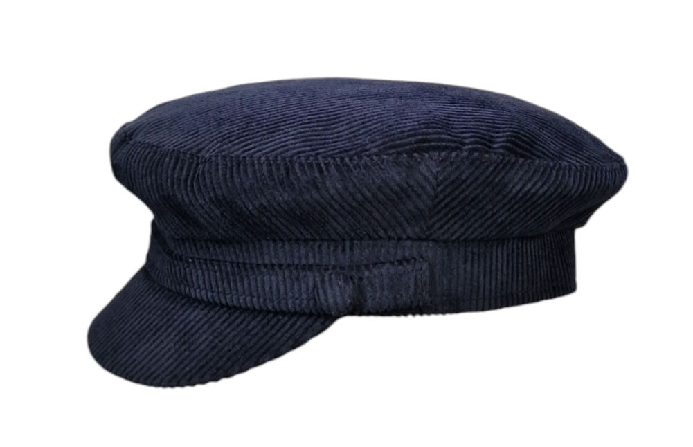 Failsworth Corduroy Mariner Cap – Navy image 2