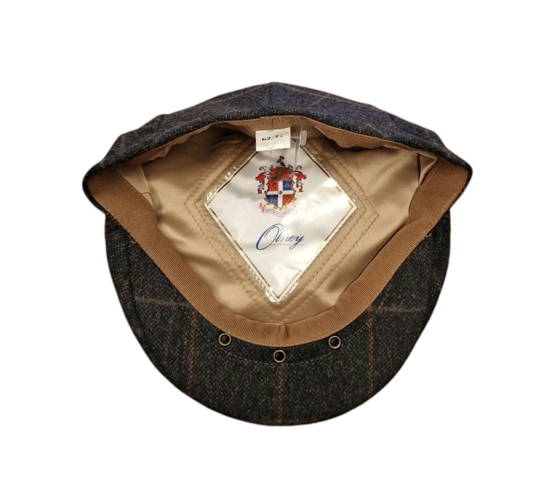 Olney County Cap – Charcoal Panecheck image 1