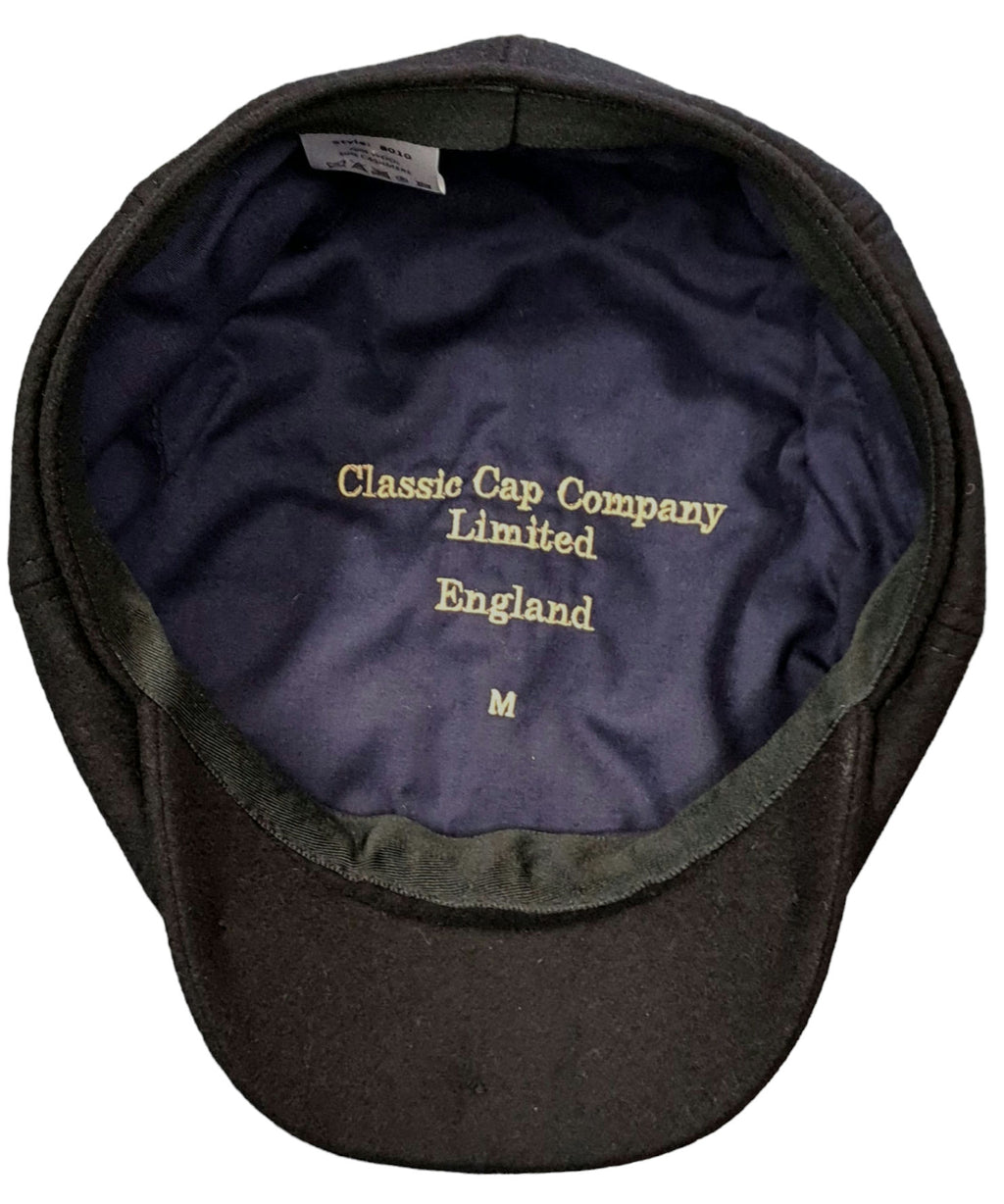 CCC Ltd/Herald & Heart Rutland Urban Baker Boy Cap - Black Cashmere Blend image 1