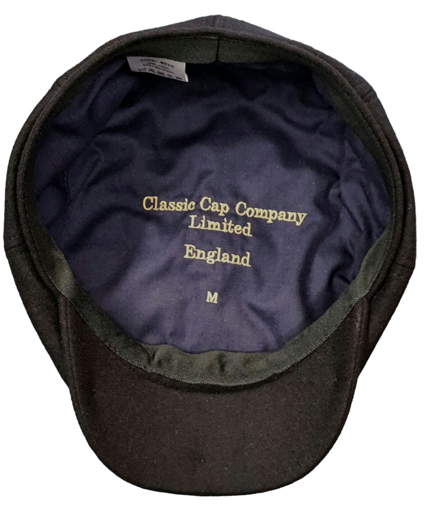 CCC Ltd/Herald & Heart Rutland Urban Baker Boy Cap - Black Cashmere Blend image 1