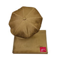 City Sport Oversized Baker Boy Cap & Scarf Set – Tan Pure Cashmere image 0