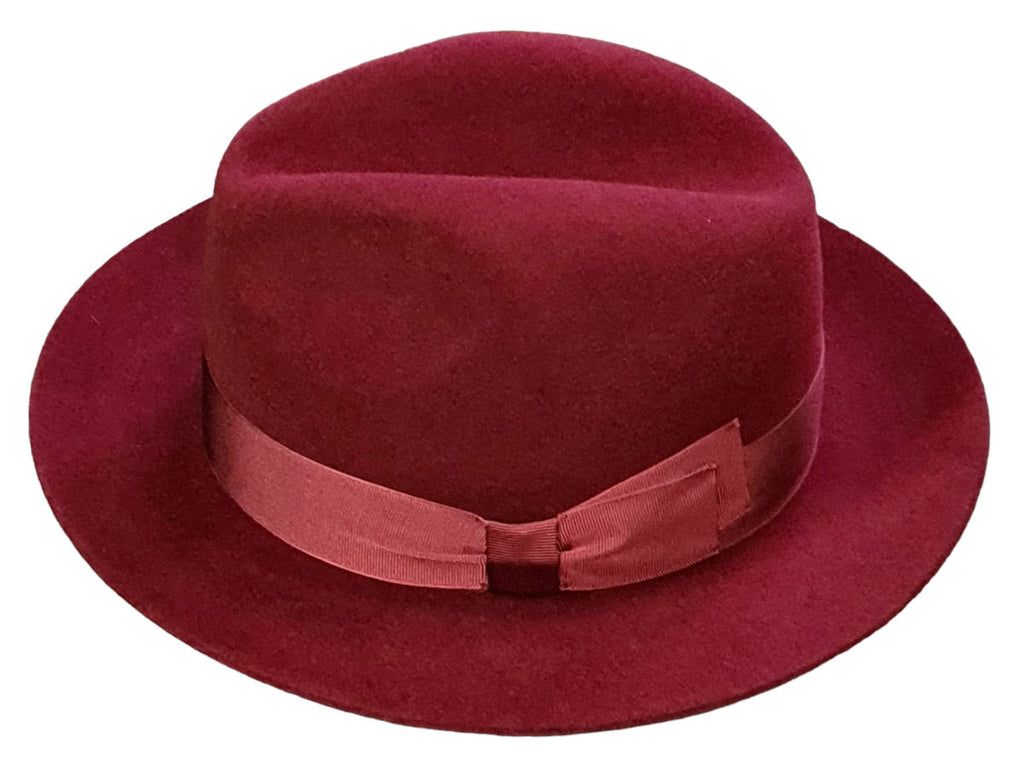 Susquehana/Gamble & Gunn Mason/Molton Classic Trilby – Burgundy Luxury Feel image 4