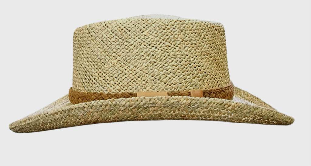Bailey Melton Seagrass Gambler Style Hat - Natural image 4