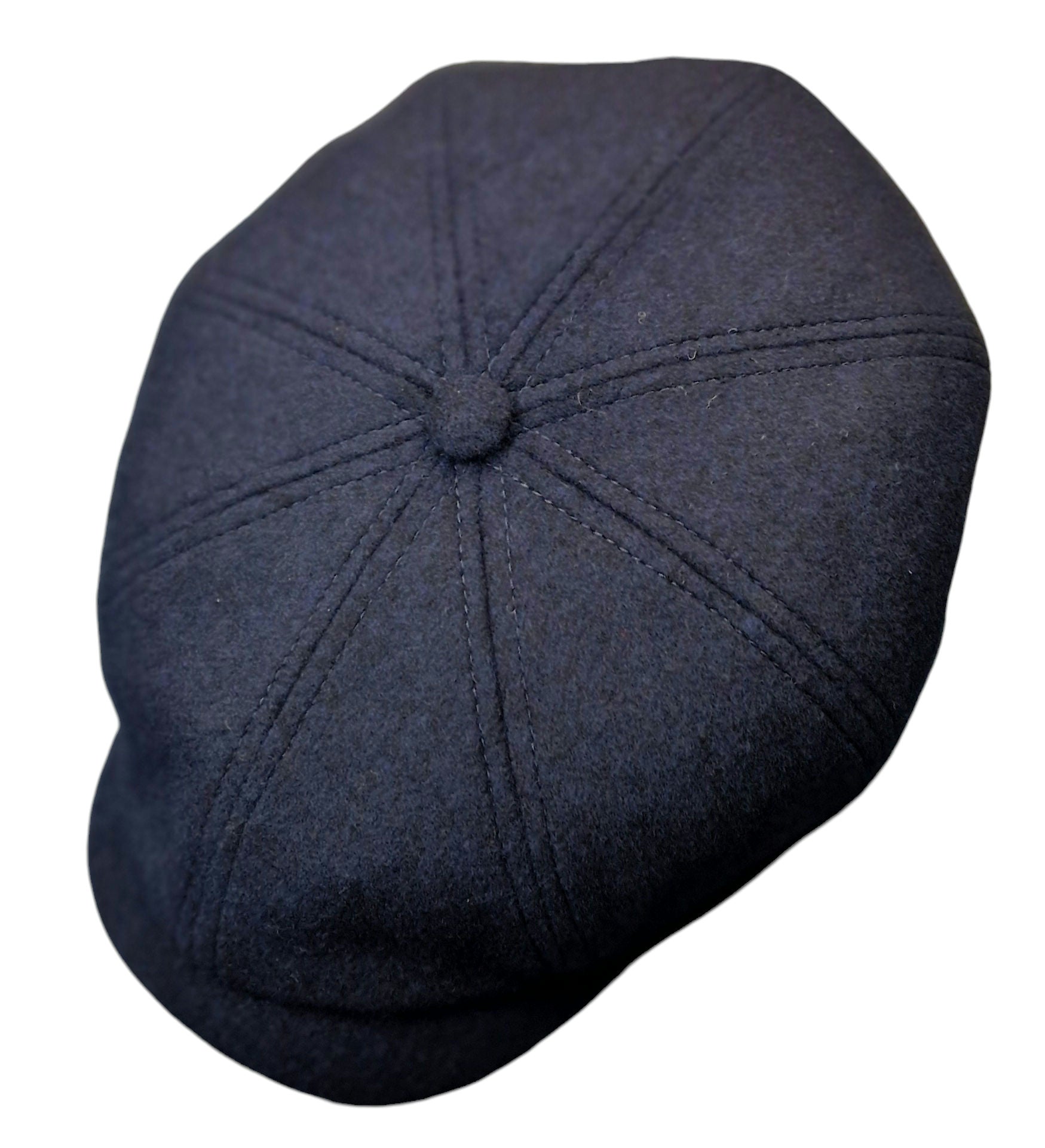 CCC Ltd/Herald & Heart Rutland Urban Baker Boy Cap- Navy Blue Cashmere Blend image 0