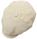 Failsworth Alfie Linen Urban Baker Boy Cap – Natural image 0