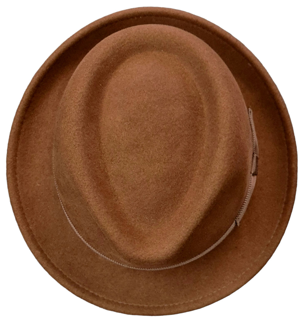 Bailey Wynn Trilby - Cognac | Lightweight, Water-Repellent Travel Hat image 4