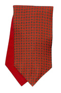 Pure Silk Paisley Cravat - Red | Fort & Stone image 0