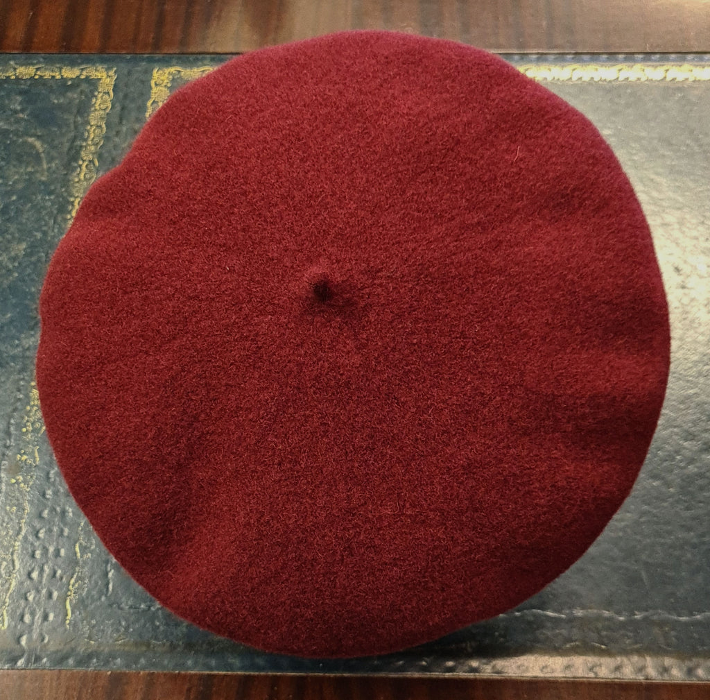 CCC Ltd Beret – Burgundy image 0