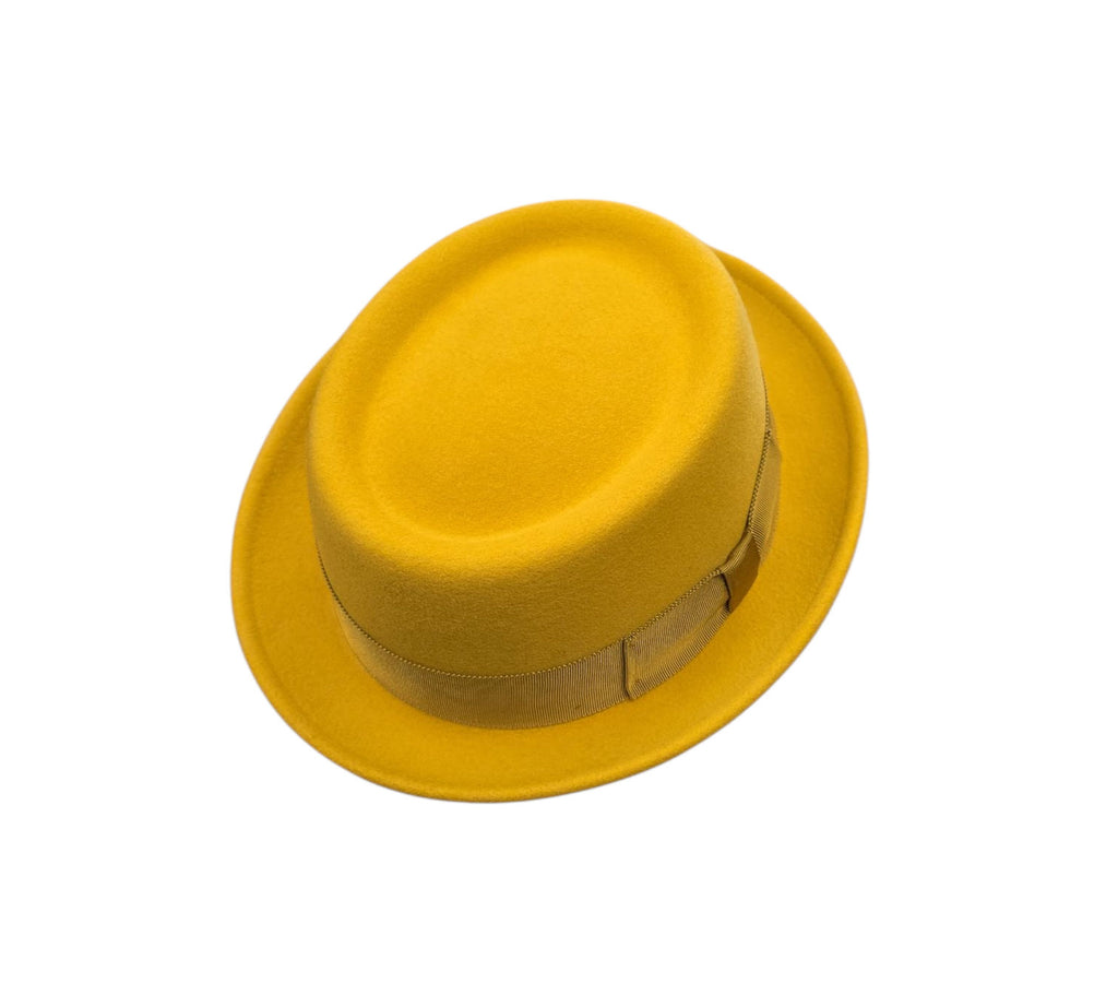 Bailey Darron Pork Pie Hat – Satin Brass image 0