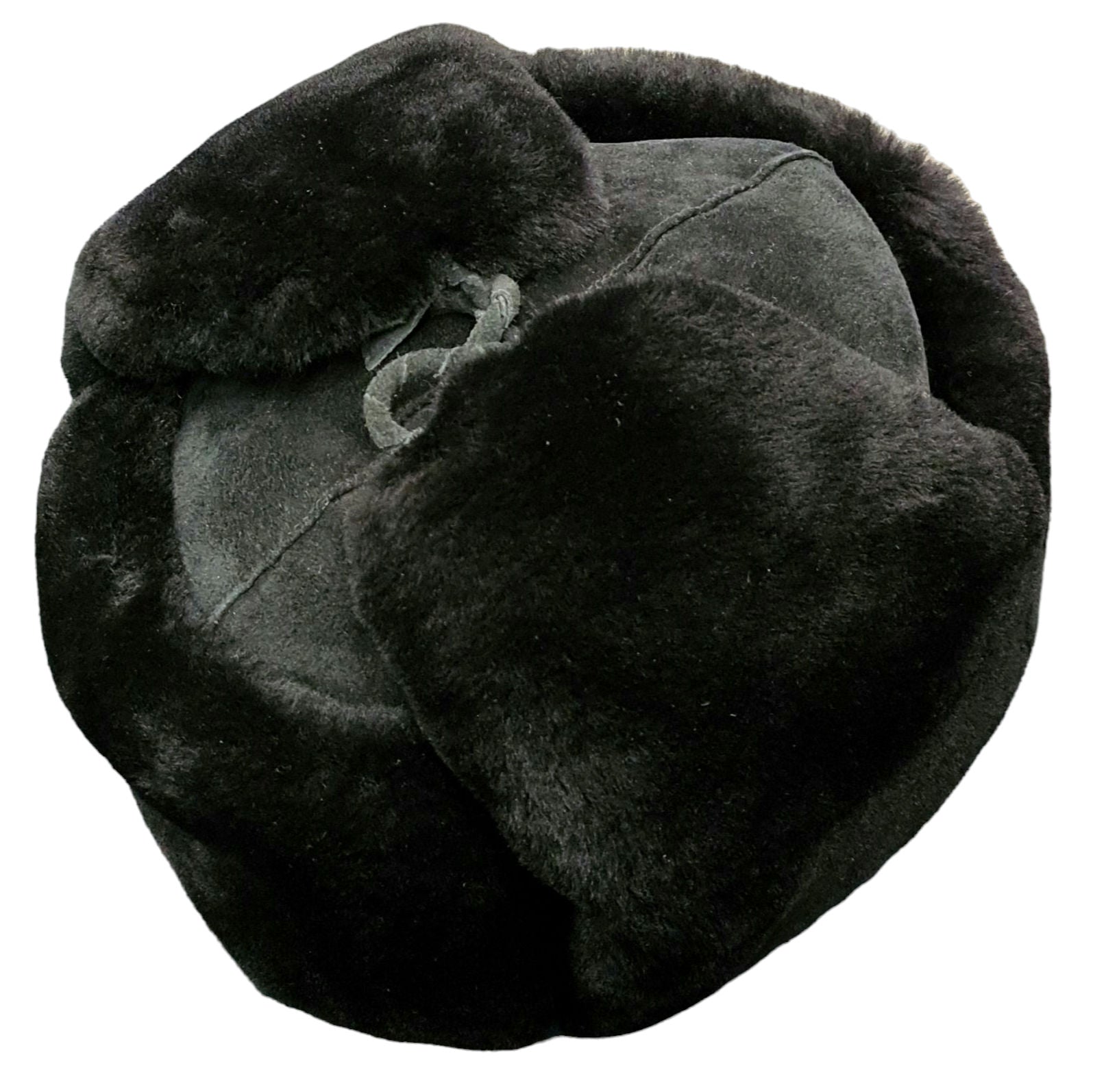 City Sport Sheepskin Trapper Hat - Black image 0
