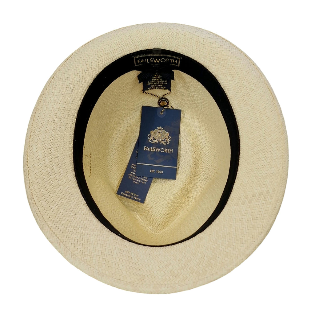 Failsworth Panama Trilby – Natural image 1