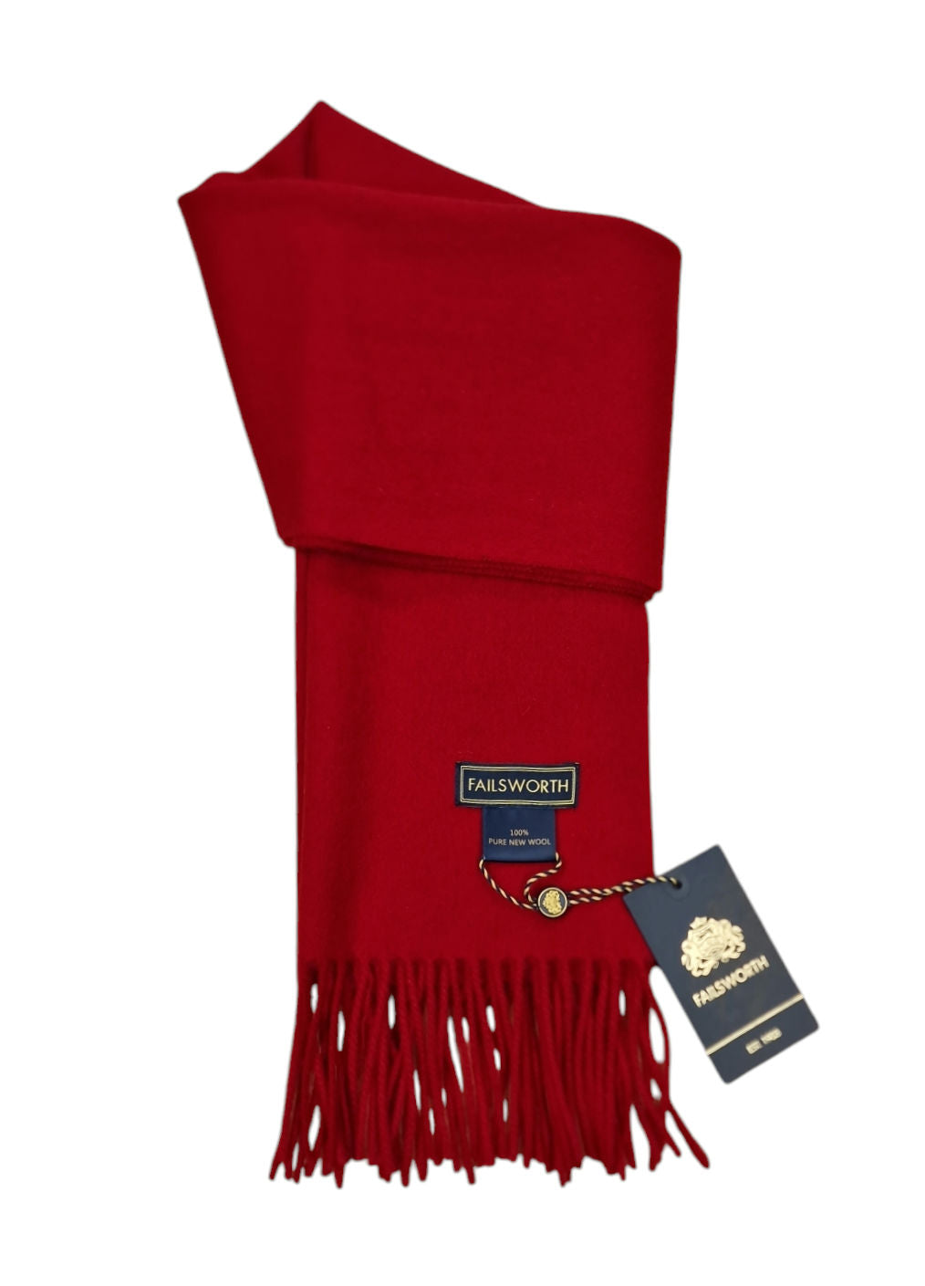 Failsworth Lambswool Scarf – Red image 0