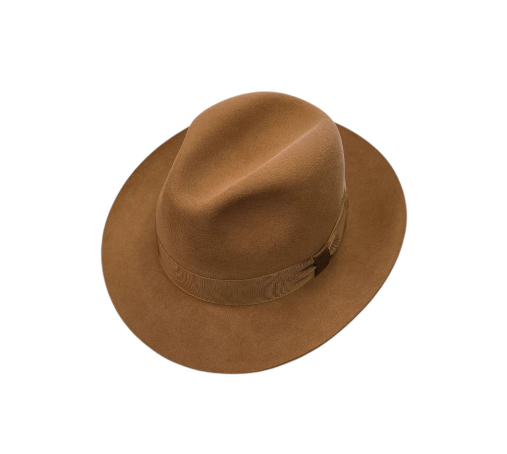 Susquehana/Gamble & Gunn Mason/Molton Classic Trilby Hat - Nutmeg Luxury Feel image 0