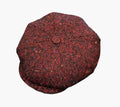 City Sport Leyton Baker Boy Cap – Red/Black Salt n Pepper Donegal Tweed image 0