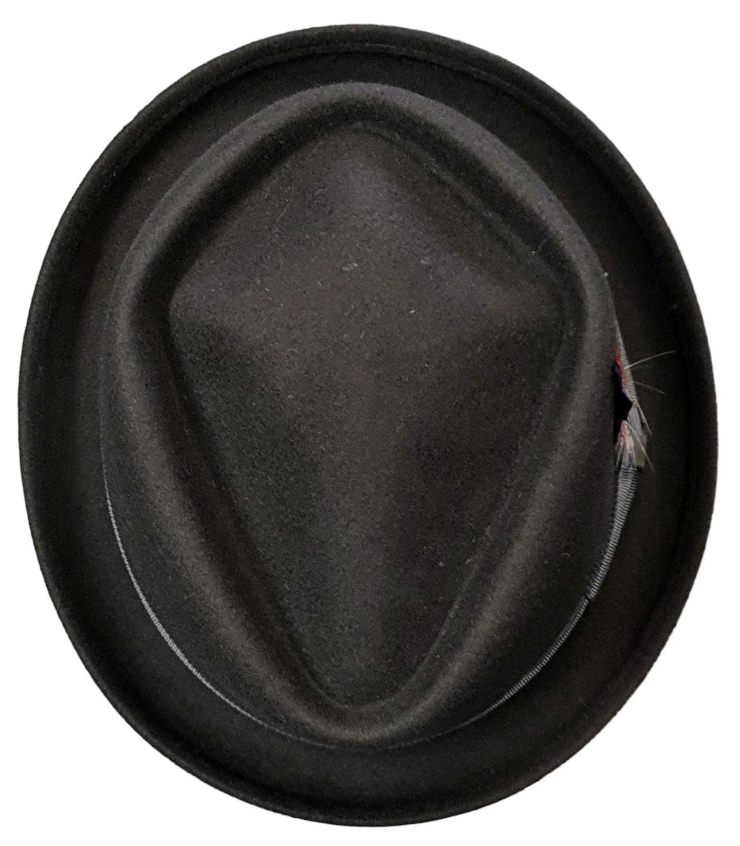 Stetson Kentaro Pork Pie Hat – Black Wool Felt image 3
