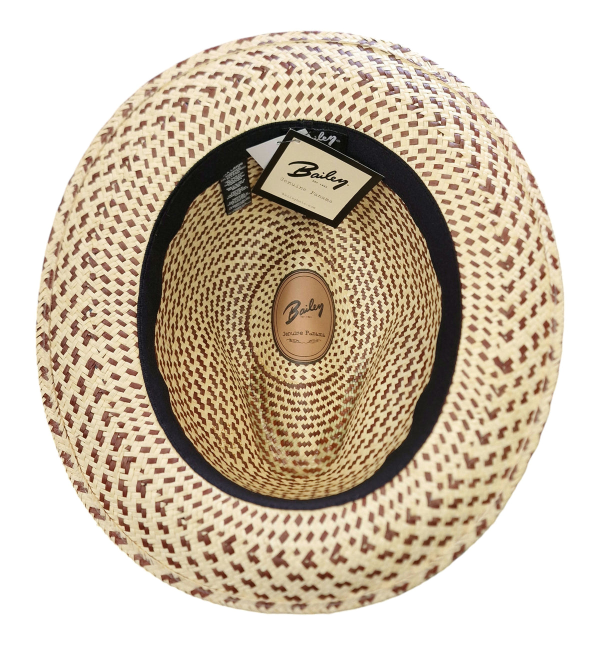 Bailey Hernen Panama Hat – Expresso Check image 1