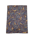 Pure Silk Pheasant Paisley Hankie – Cream/Burgundy image 0