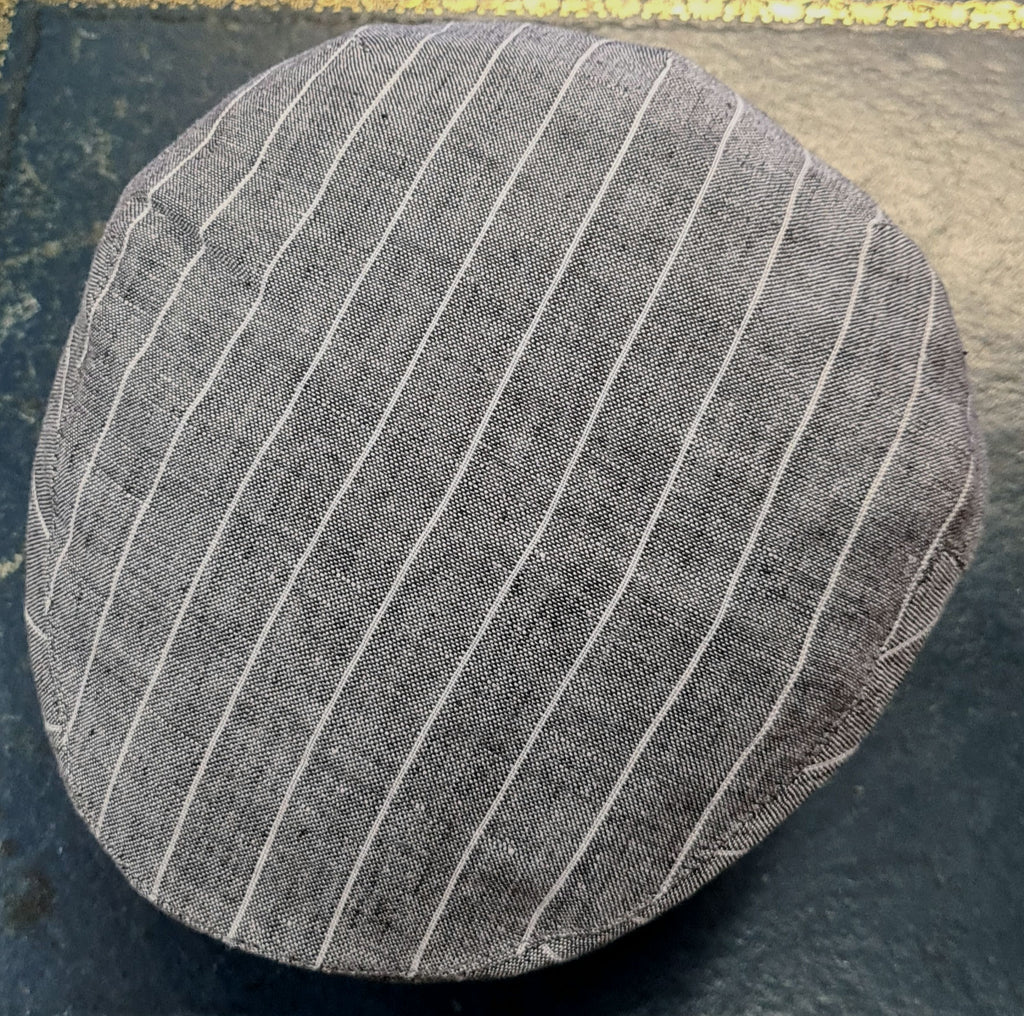 Bailey Lord Ivy Cap – Silver Grey Chalkstripe image 0