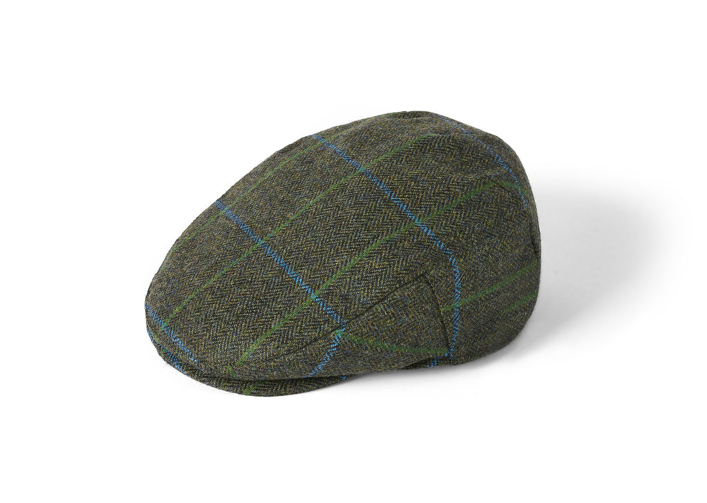 Failsworth Porelle Waterproof County Cap 487 – Deep Green/Blue Panecheck image 0
