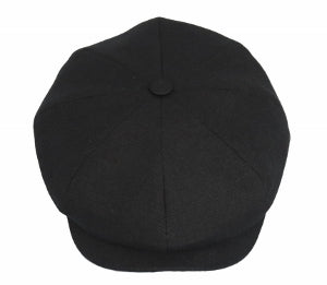 City Sport Urban Baker Boy Linen - Black image 1