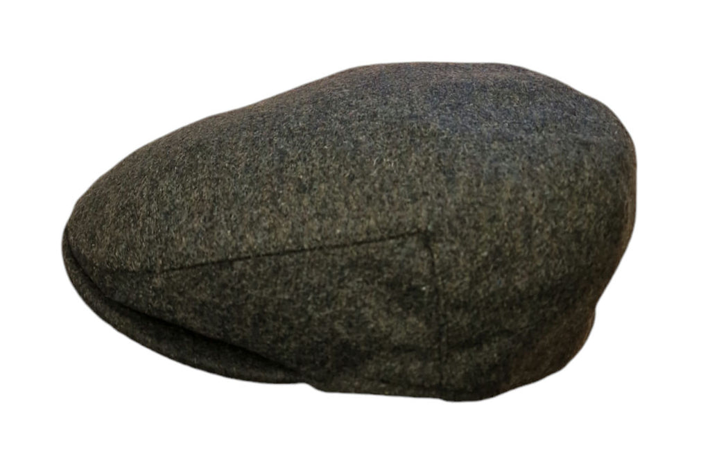 Failsworth London Cheesecutter Wool Melton Flat Cap – Loden Green image 3