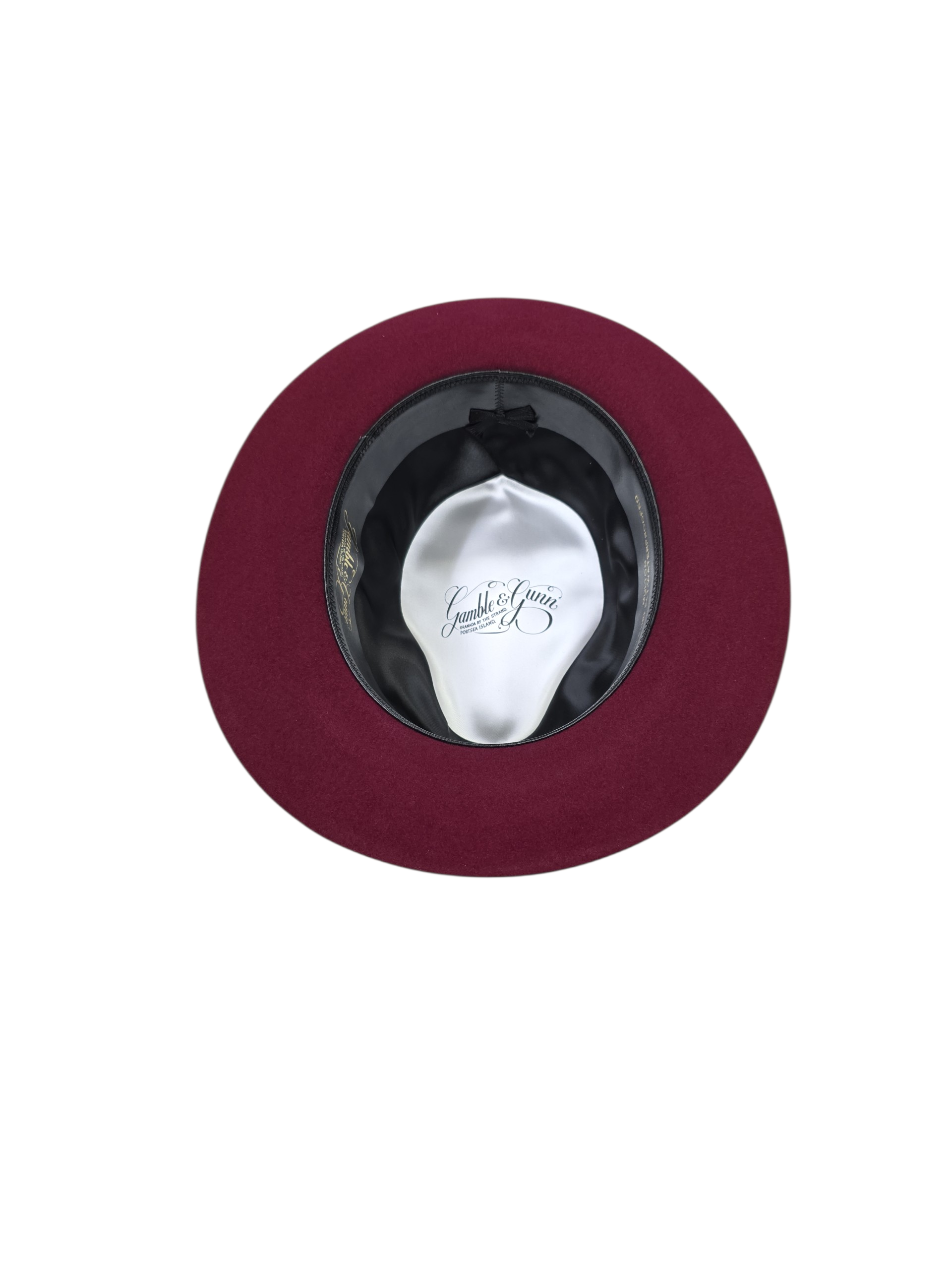 Susquehana/Gamble & Gunn Mason/Molton Classic Trilby – Burgundy Luxury Feel image 7