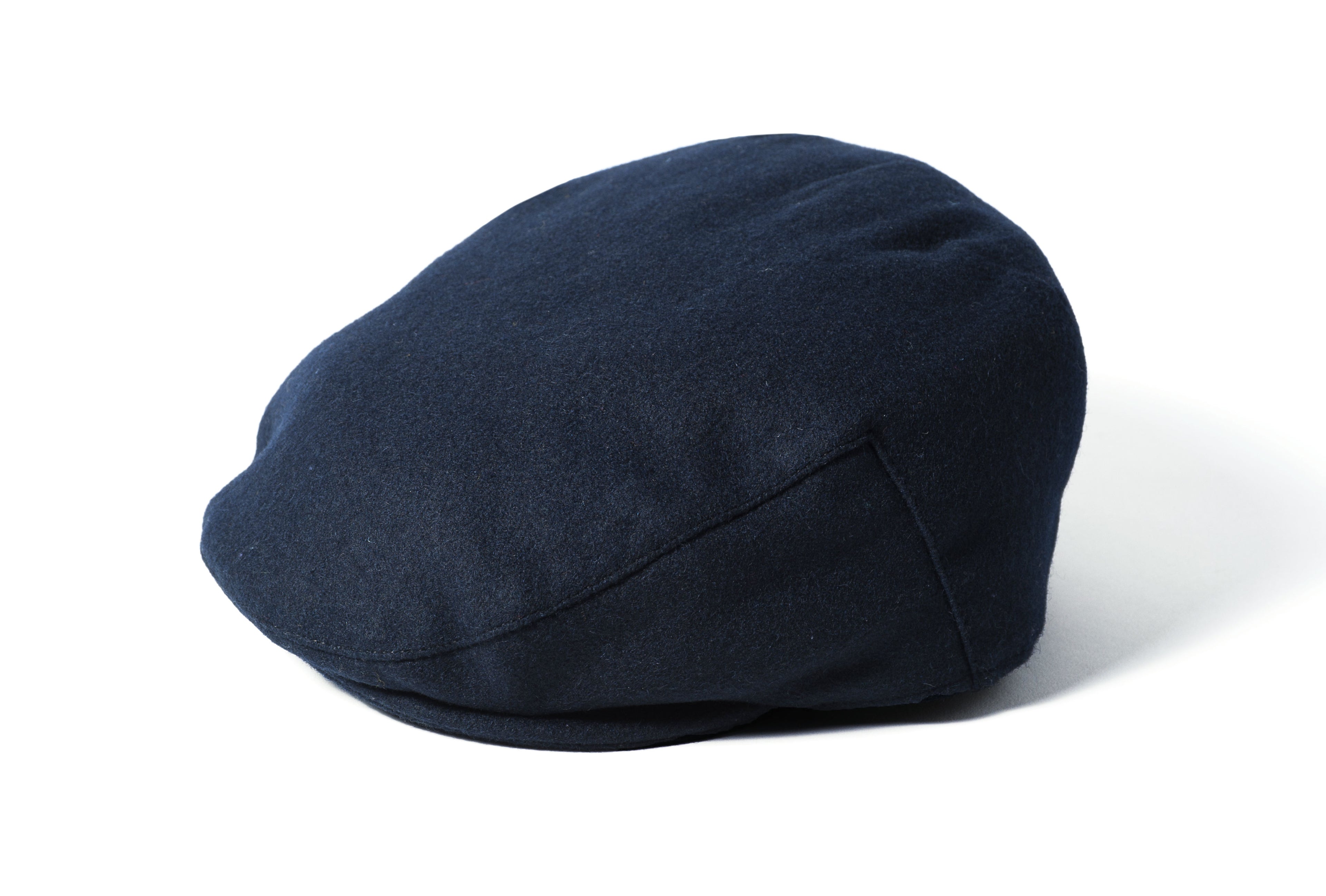 Failsworth London Cheesecutter Wool Melton Flat Cap – Navy image 0