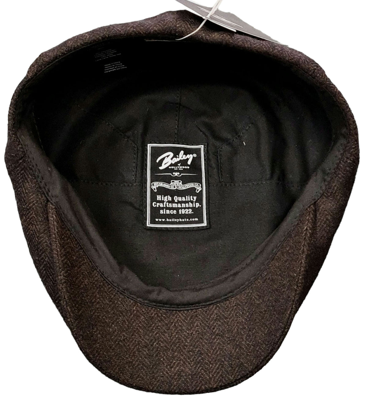 Bailey Ormond Urban Duckbill Cap - Brown Herringbone image 1