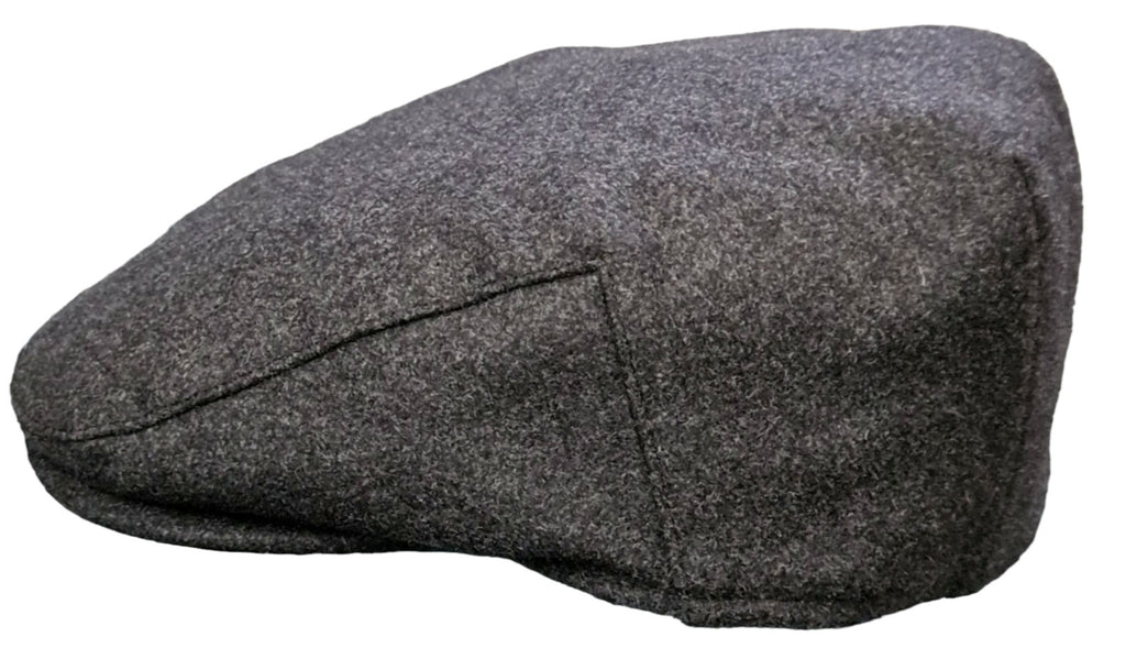 Failsworth London Cheesecutter Wool Melton Flat Cap – Grey image 2