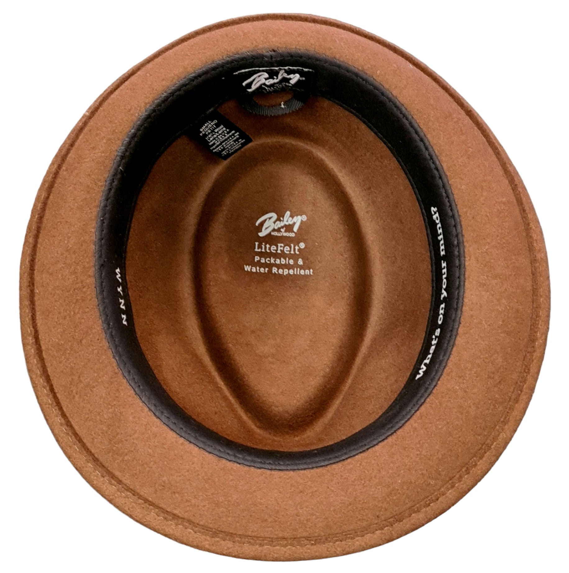 Bailey Wynn Trilby - Cognac | Lightweight, Water-Repellent Travel Hat image 1
