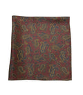 Pure Silk Paisley Hankie – Burgundy image 0