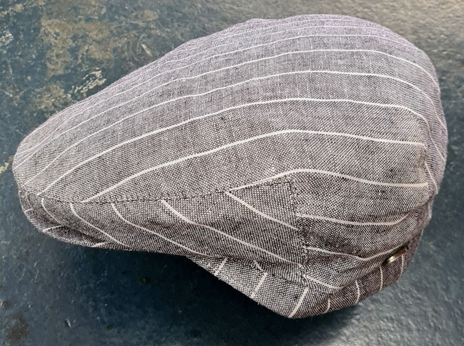 Bailey Lord Ivy Cap – Silver Grey Chalkstripe image 2