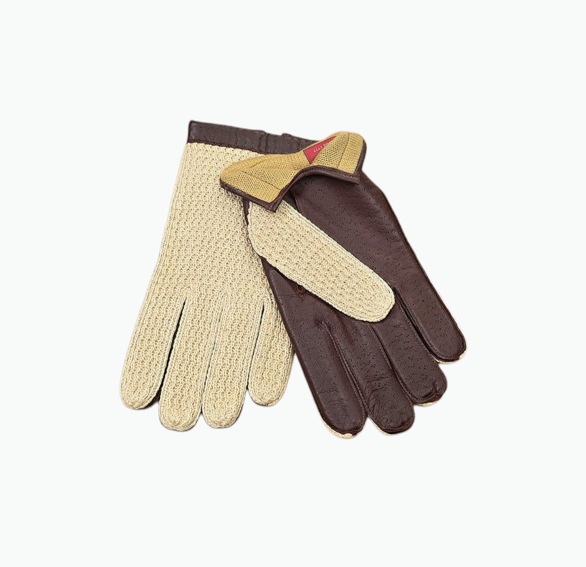 Dents Cotswold Knitted Back Driving Gloves – English Tan image 0