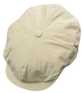 City Sport Urban Baker Boy Cap – Cream Check image 0