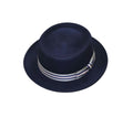 Bailey Klaxon Pork Pie Hat – Navy Blue Wool Felt image 0