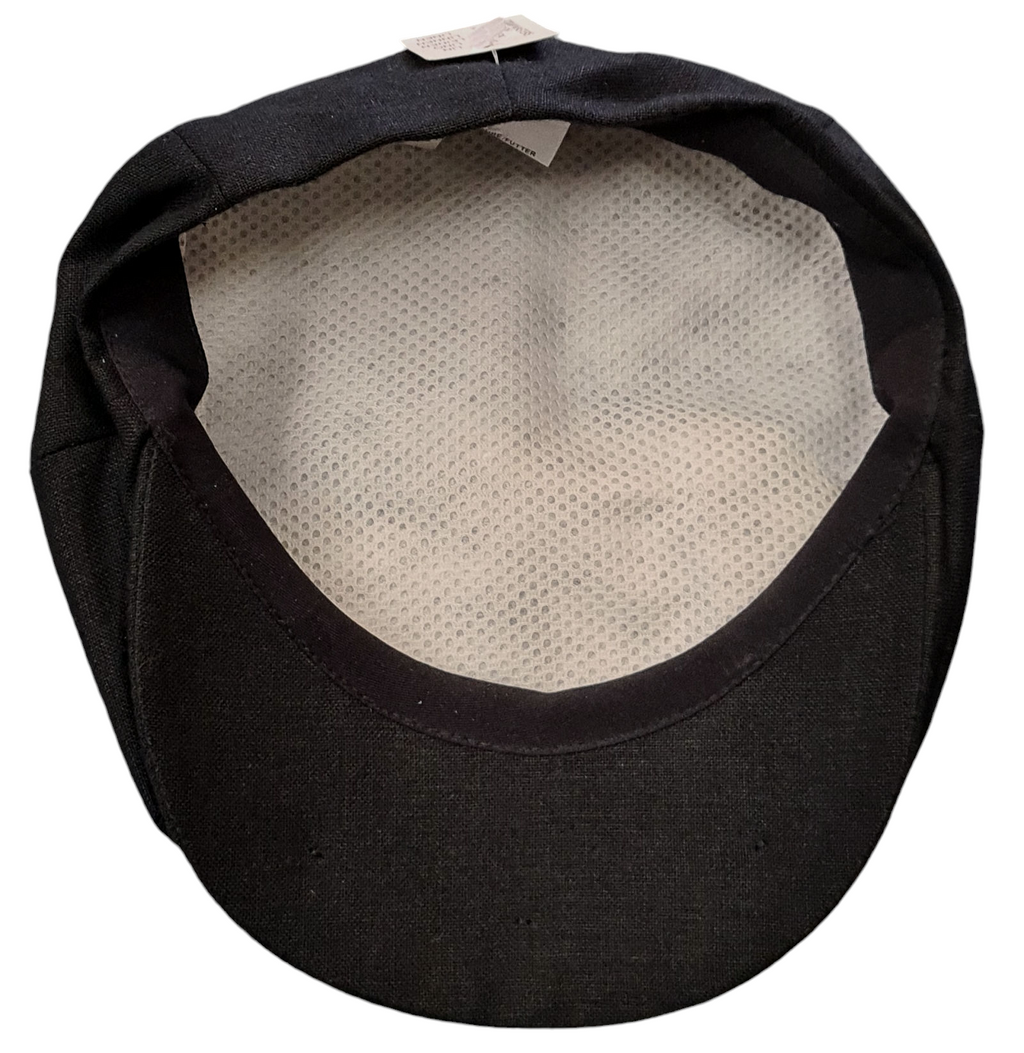 City Sport Classic Baker Boy 11" Leyton Cap Linen – Black image 1