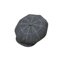 City Sport Oversized Baker Boy 11.5" Kirkton Tweed – Grey Panecheck image 0