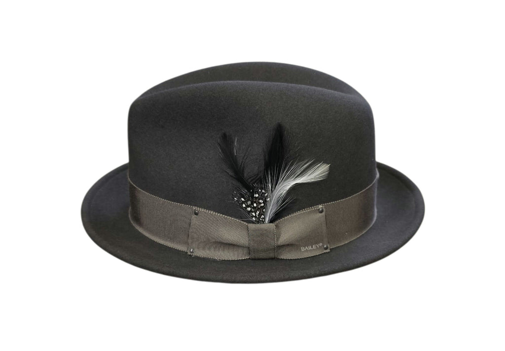 Bailey Tino Wool Felt Trilby – Basalt Grey image 1