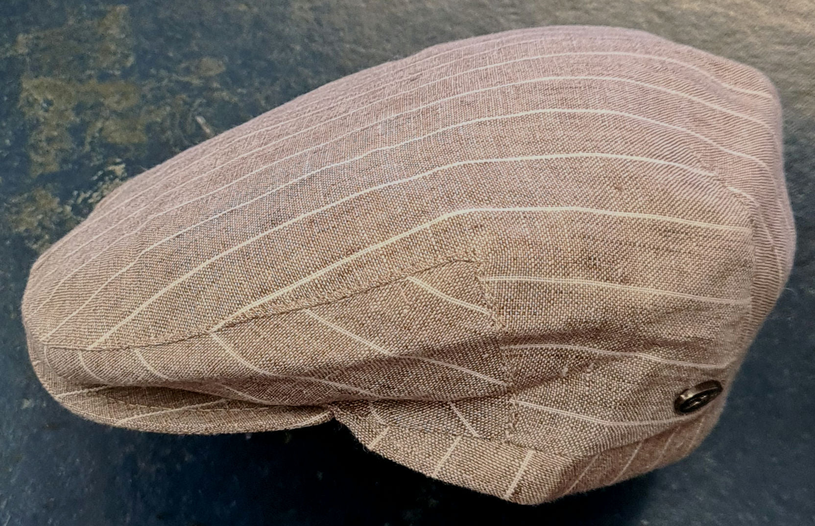 Bailey Lord Ivy Cap – Fawn Chalkstripe Linen image 2