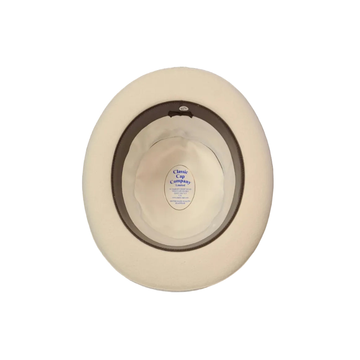 CCC Ltd White Felt Bowler Hat image 1