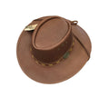 Rogue Explorer - Brown Full Grain Oiled Leather Hat image 0